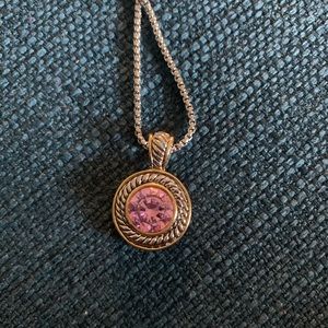 Matching necklace and bracelet